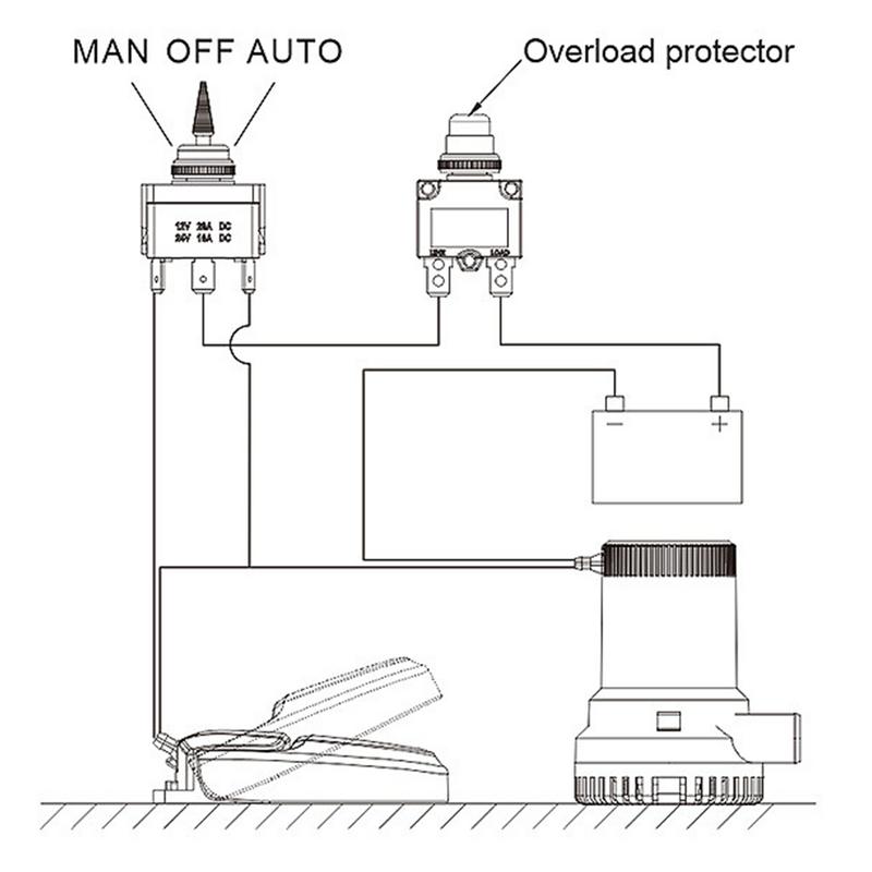 Nivåvakt Seaflo-s01 12/24v