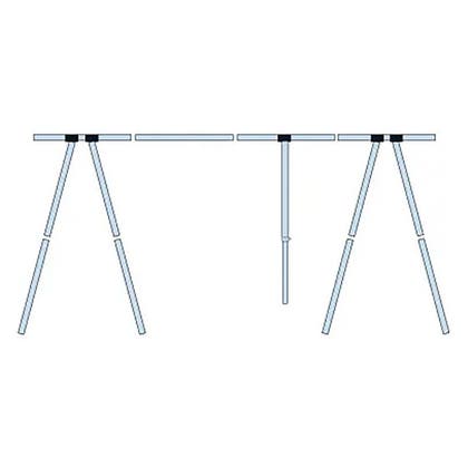 A-ställning Aluminium 6m