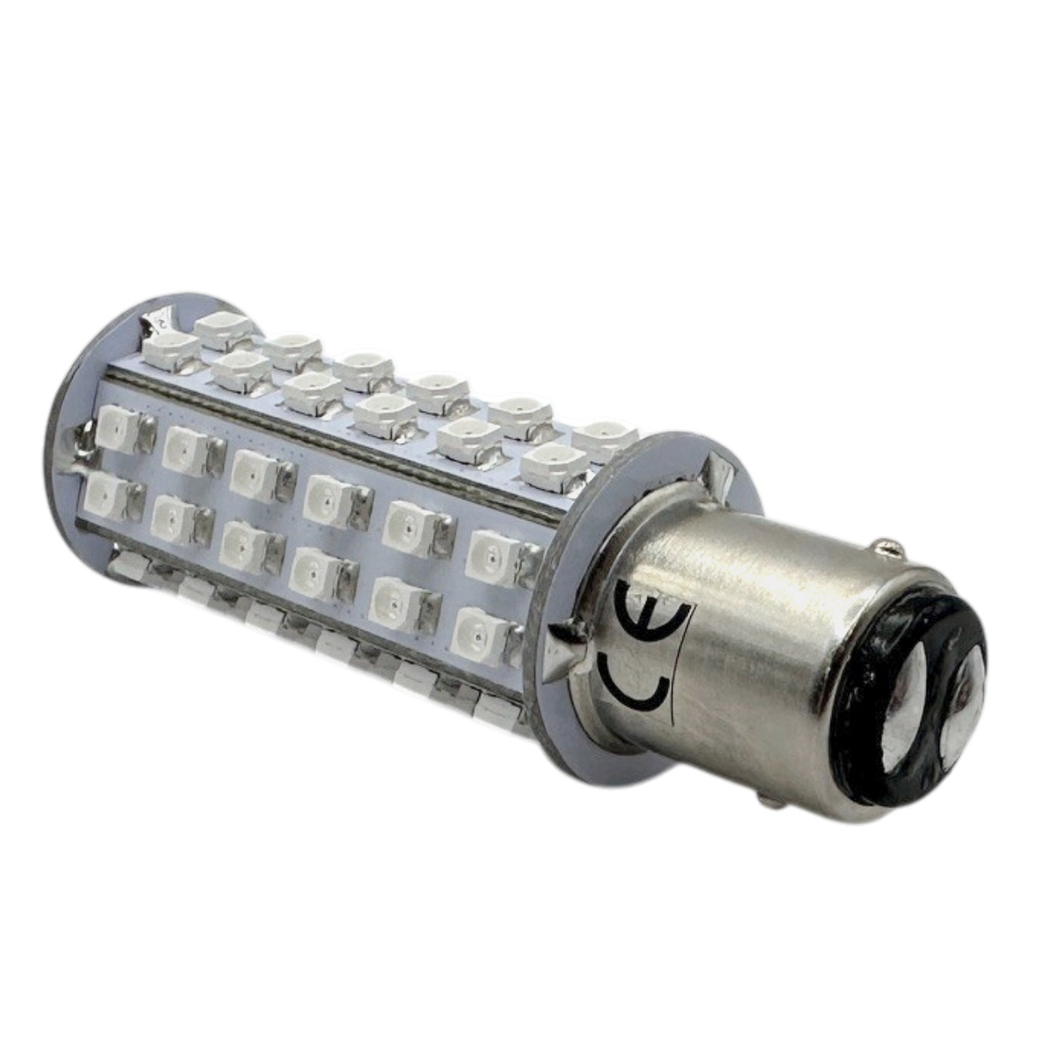 Ledlampa 10-30v Bay15d Grön