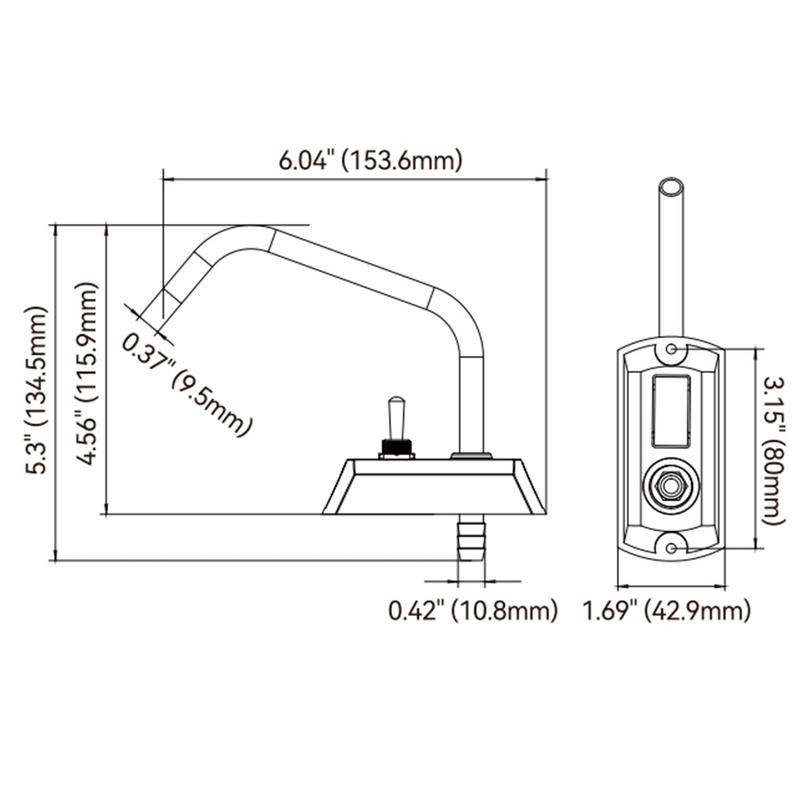 Pentrypump Med Kran 12v