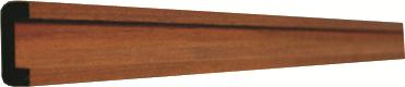 U-profillist 10x7 Teak 2m