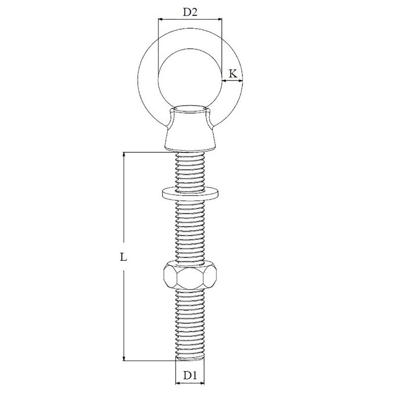 Öglebult Rf M6 60mm