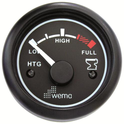Septitankinstrument Wema Svart