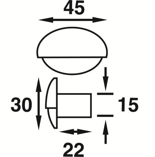 Lampa Steplight Blå