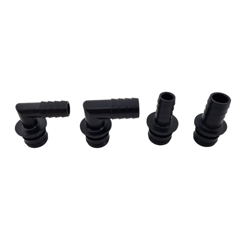 Slangadapter Kit 4st 1/2+5/8