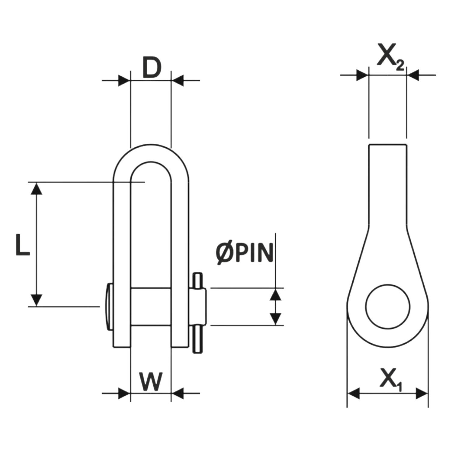Selden Toggle 5/16"