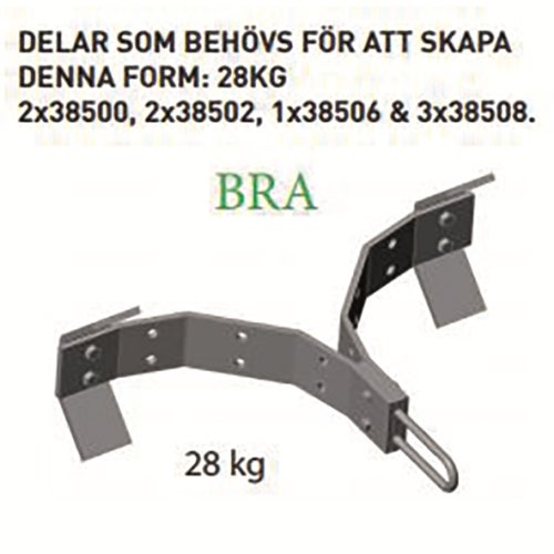 Bojankare Bult+mutter 2st
