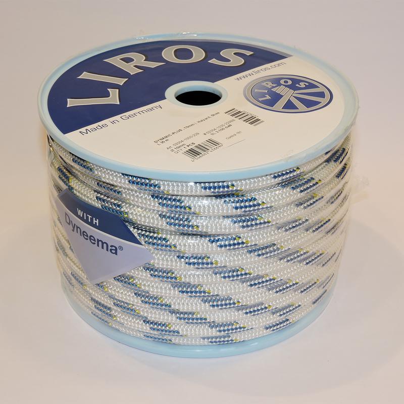 Dynamic Plus 8mm 30m Vit/blå
