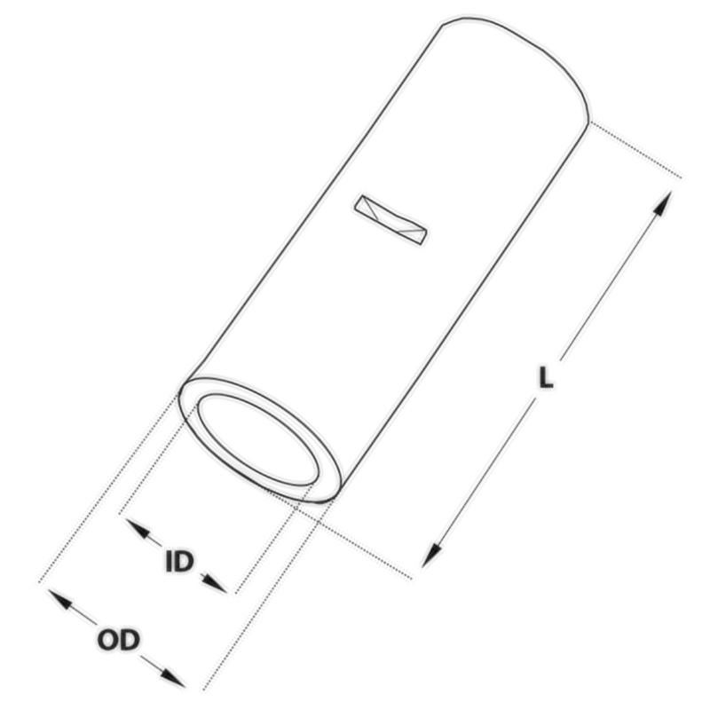Rörskarvhylsa 10mm 5st