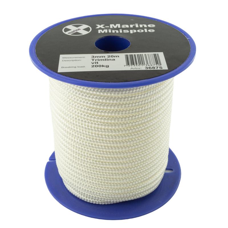 Minispole 3mm 20m Vit