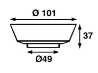 Lampa Comet Krom