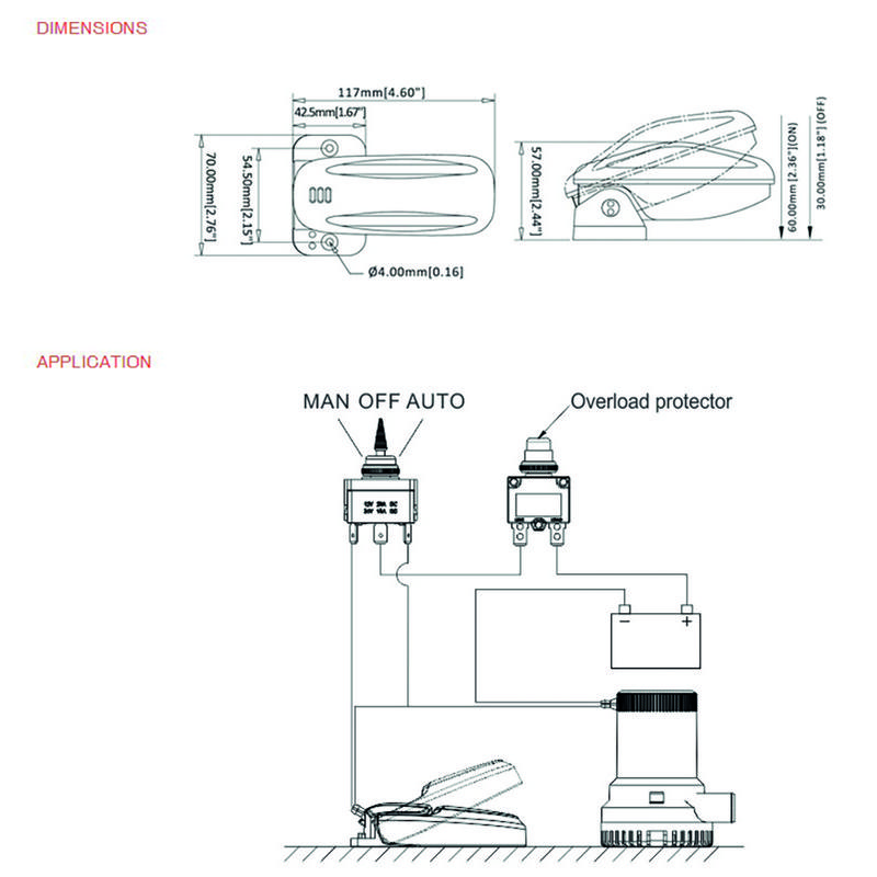 Nivåvakt 12v Max 18a
