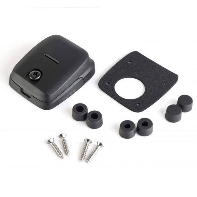 Kabelgenomföring 2x5-6mm Svart
