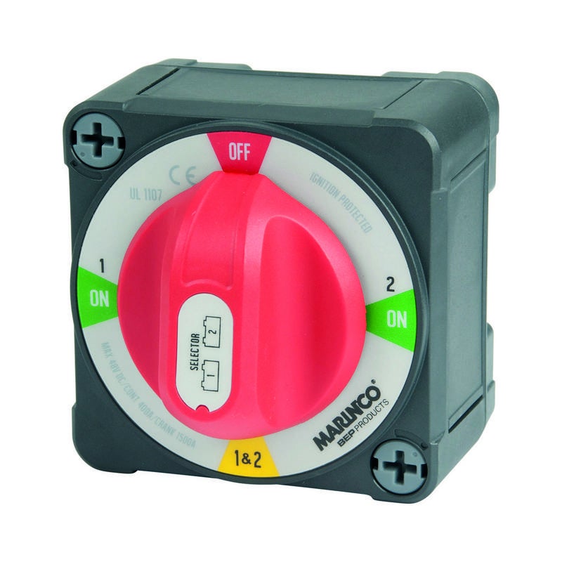 Batteriväljare 1-2-båda-av Ez