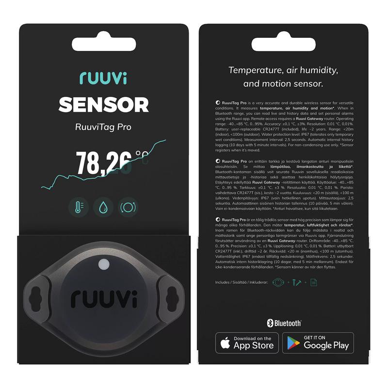 Ruuvi Tag Pro 4in1