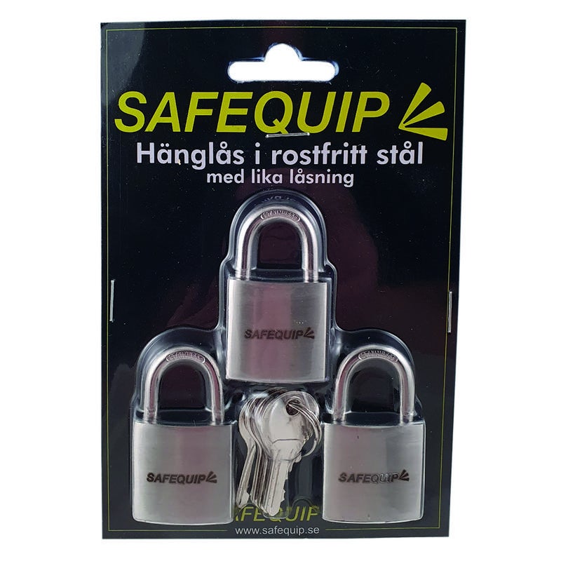 Hänglås Rf 30mm 3-pack