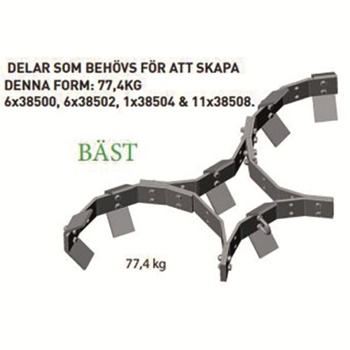 Bojankare Bult+mutter 2st