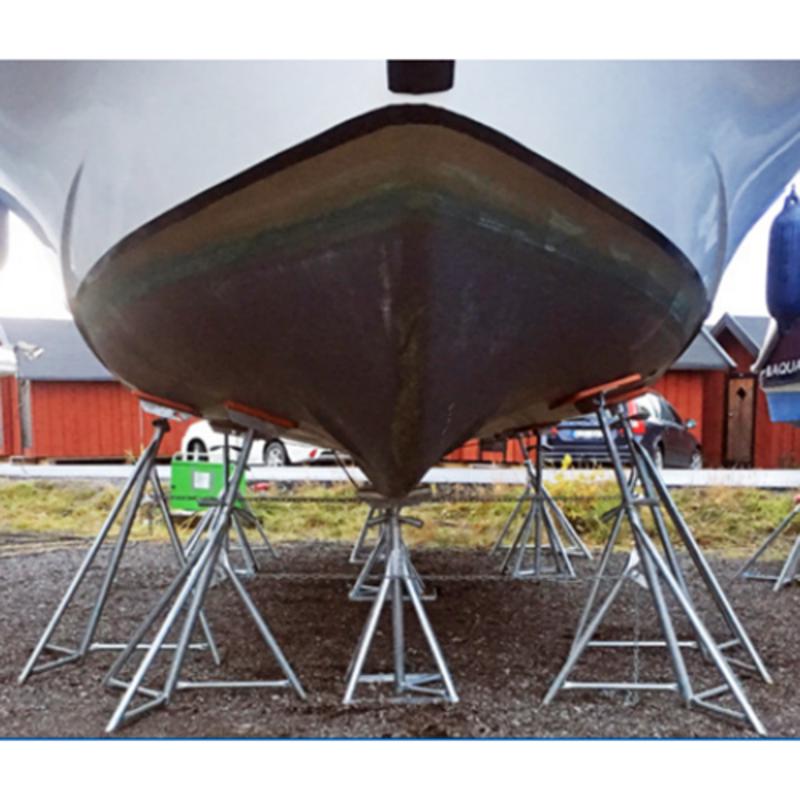 Motorbåtsstötta 50- Galv/kit