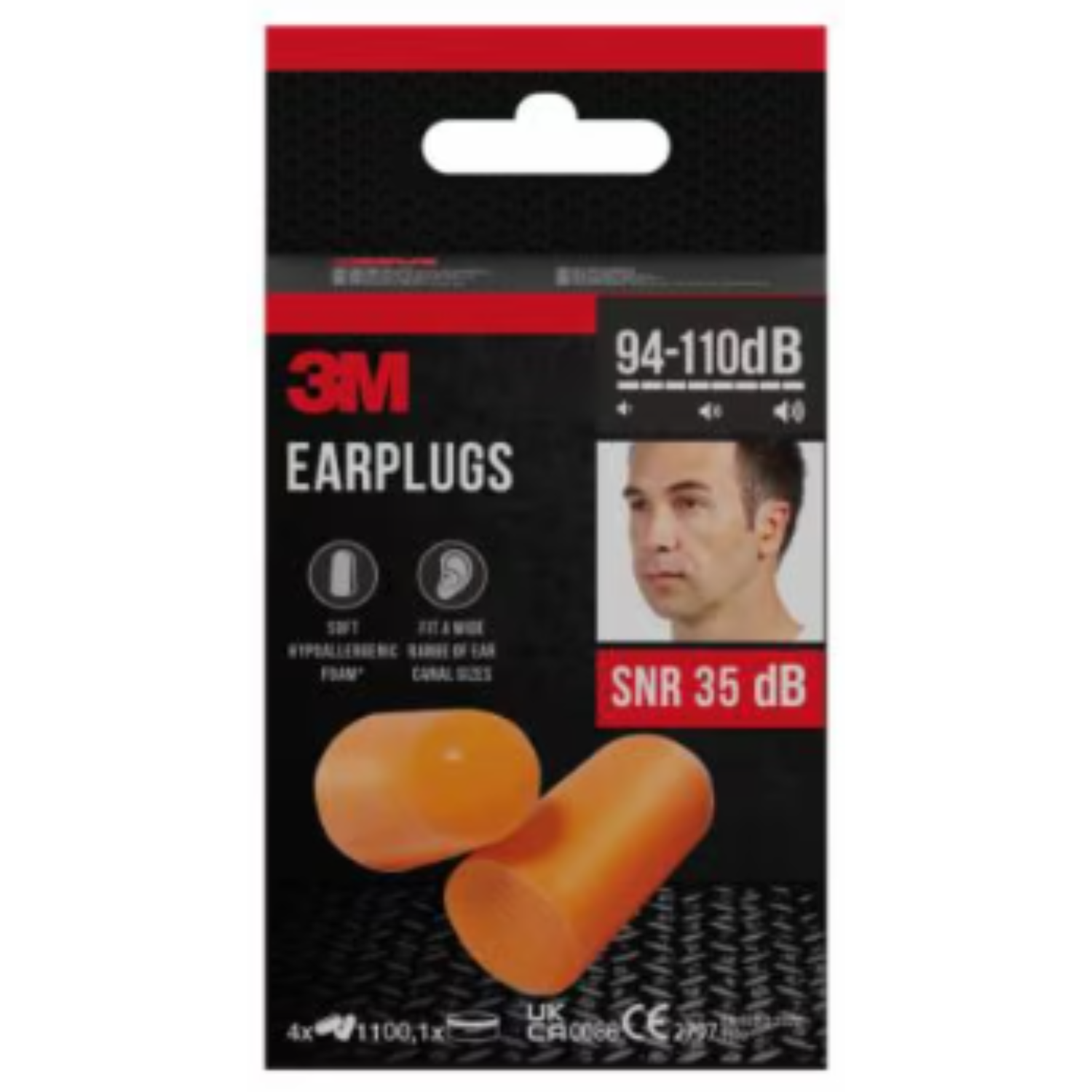 3m Hörselproppar 1100 4 Par