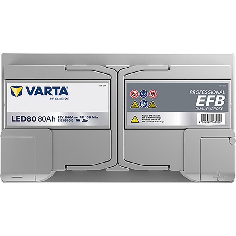 Batteri Varta Efb 80ah 800cca