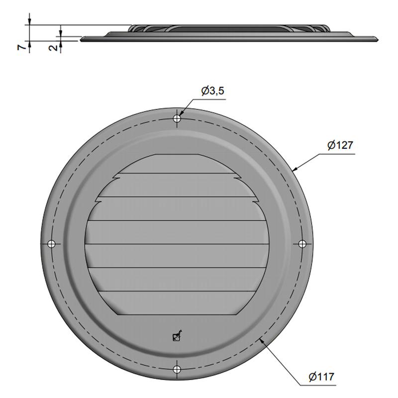 Ventilgaller 127 Rf304 Roca