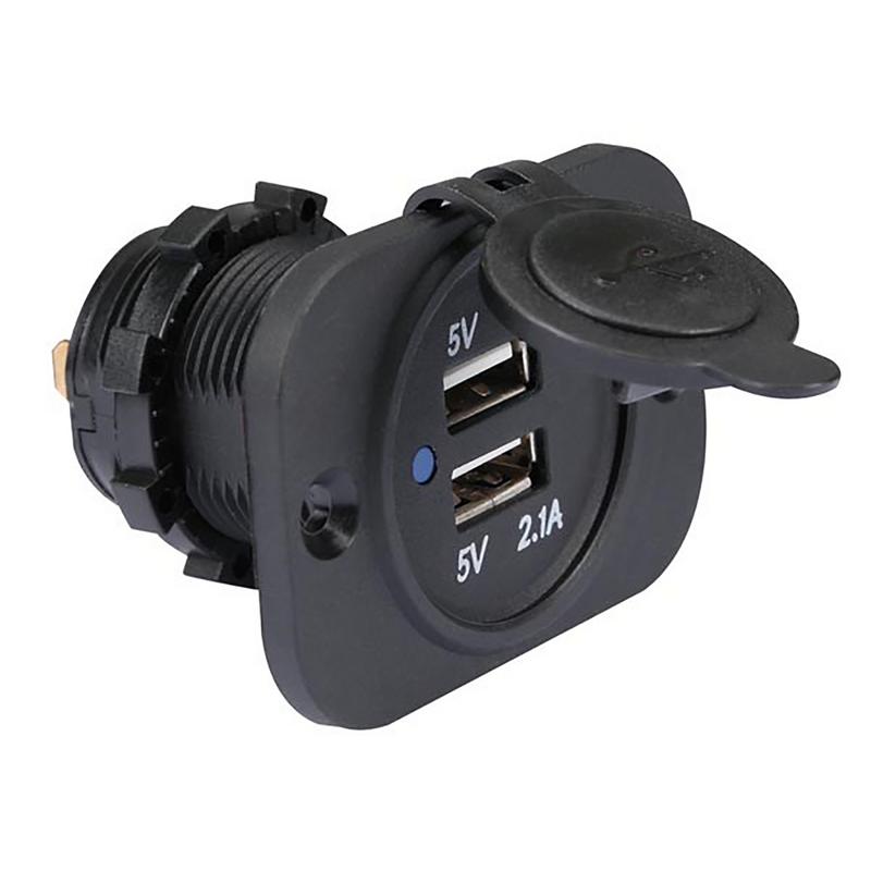 Usb-uttag Dubbelt
