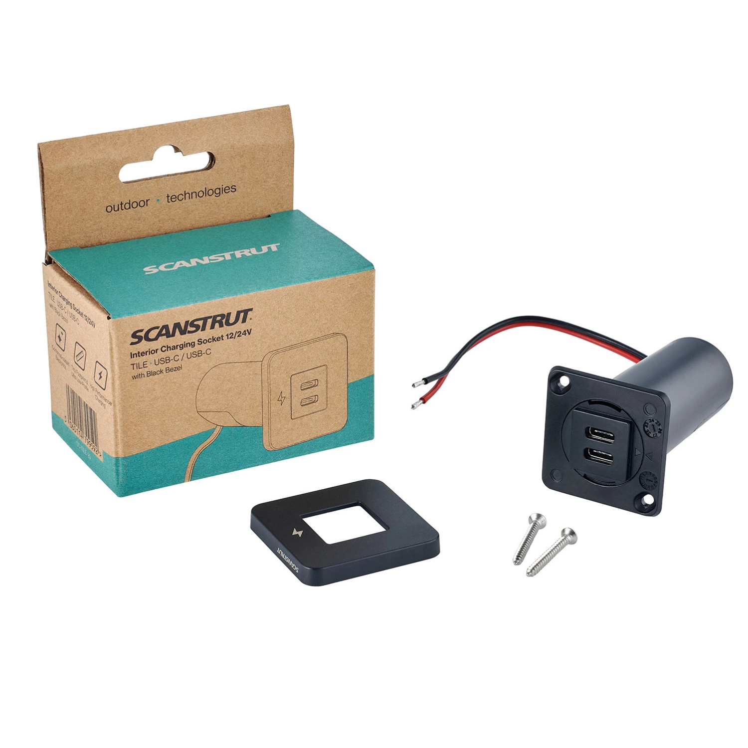 Scanstrut Tile 2xusb-c 12/24v