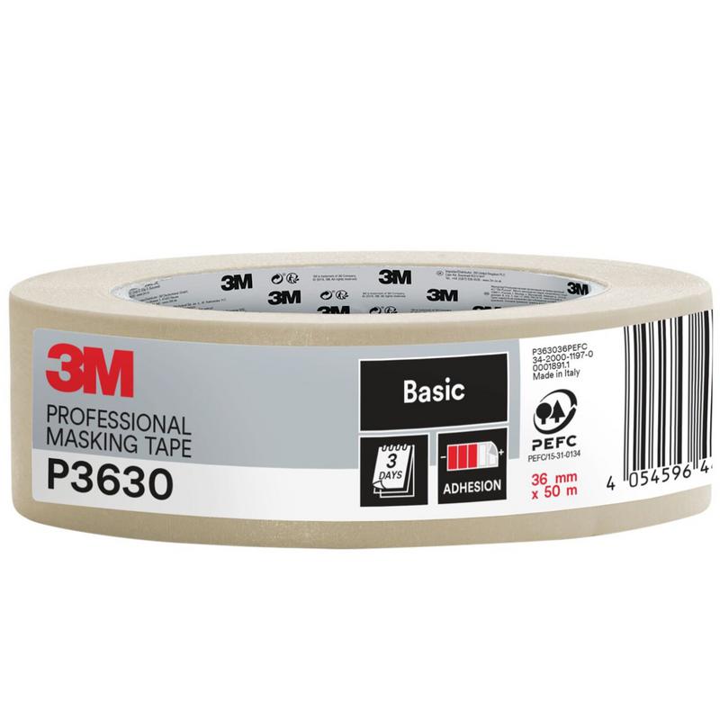 Maskeringstejp 3m 36mm 50m