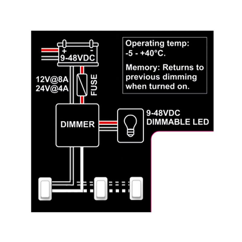 Led Dimmer För Åf Brytare
