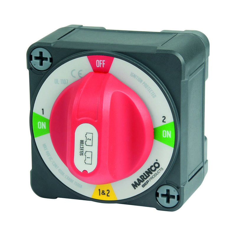 Batteriväljare 1-2-båda-av Ez