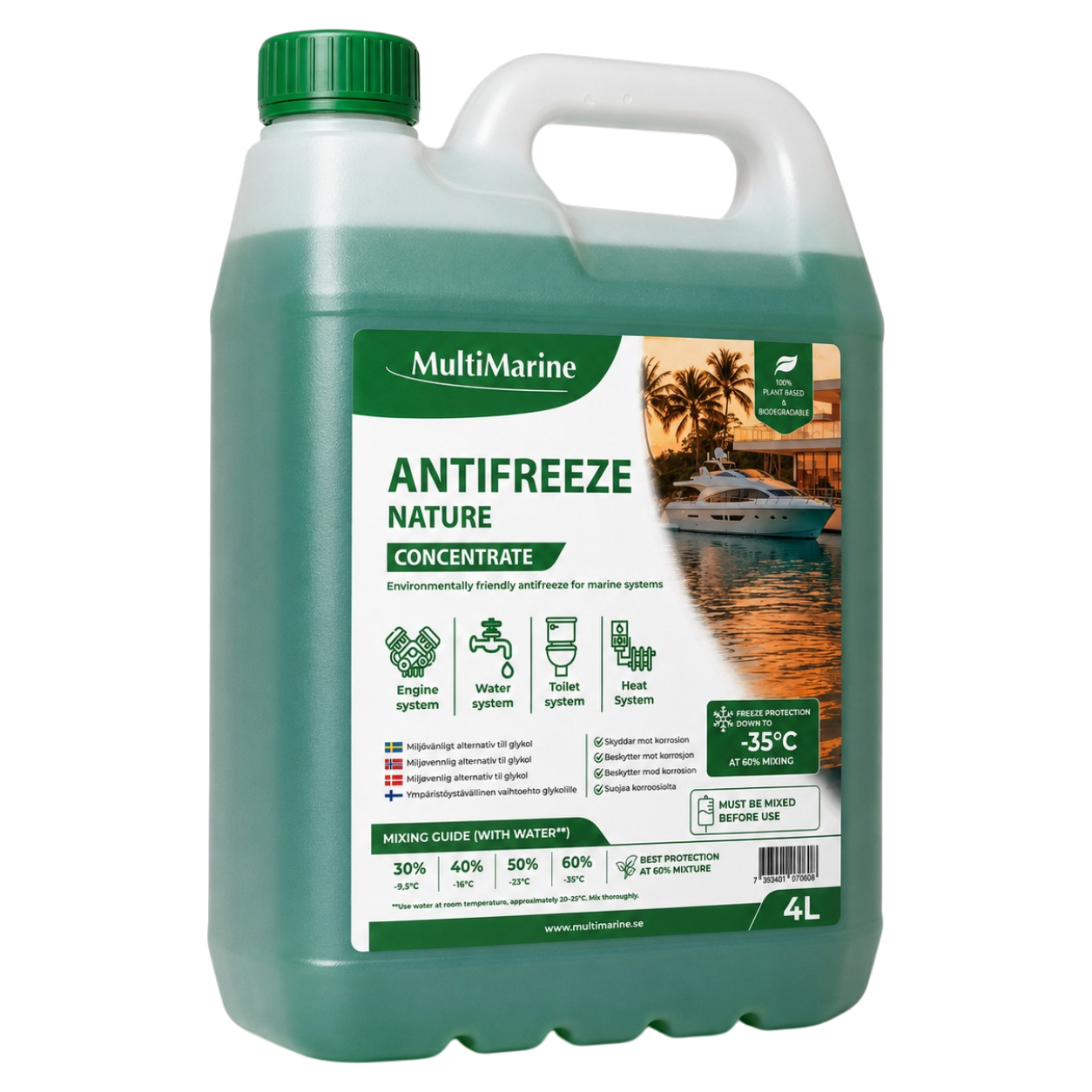 Antifreeze Miljövänlig 4l