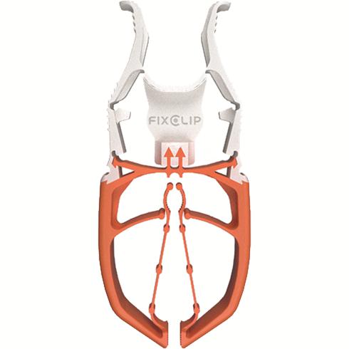 Fixclip 5-32mm 6-p Orange/vit