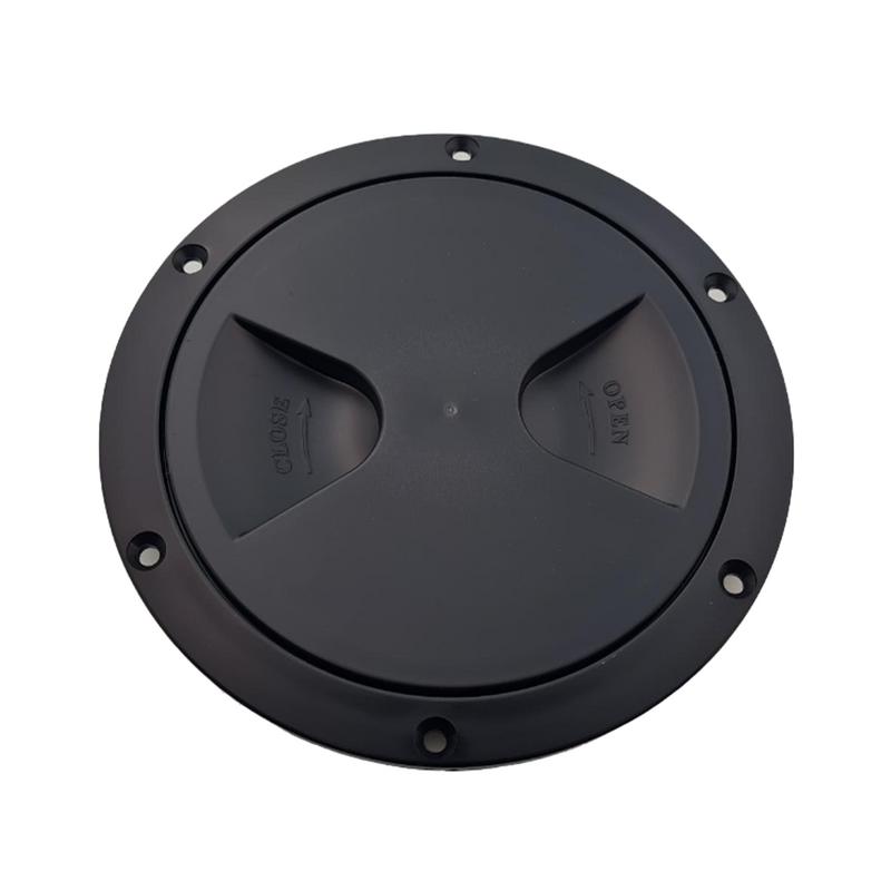 Inspektionslucka Svart 138mm