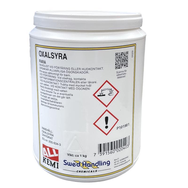 Oxalsyra Pulver 1kg