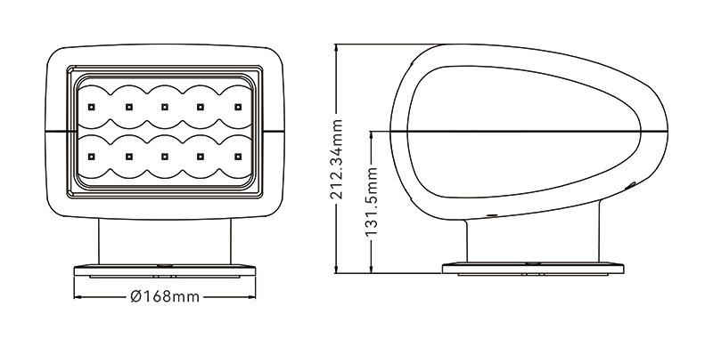 Strålkastare 30w Led Vit