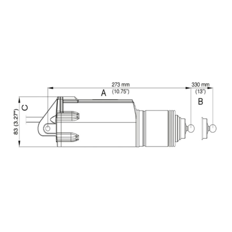 Uflex Trimplanskolv Ac 273-330