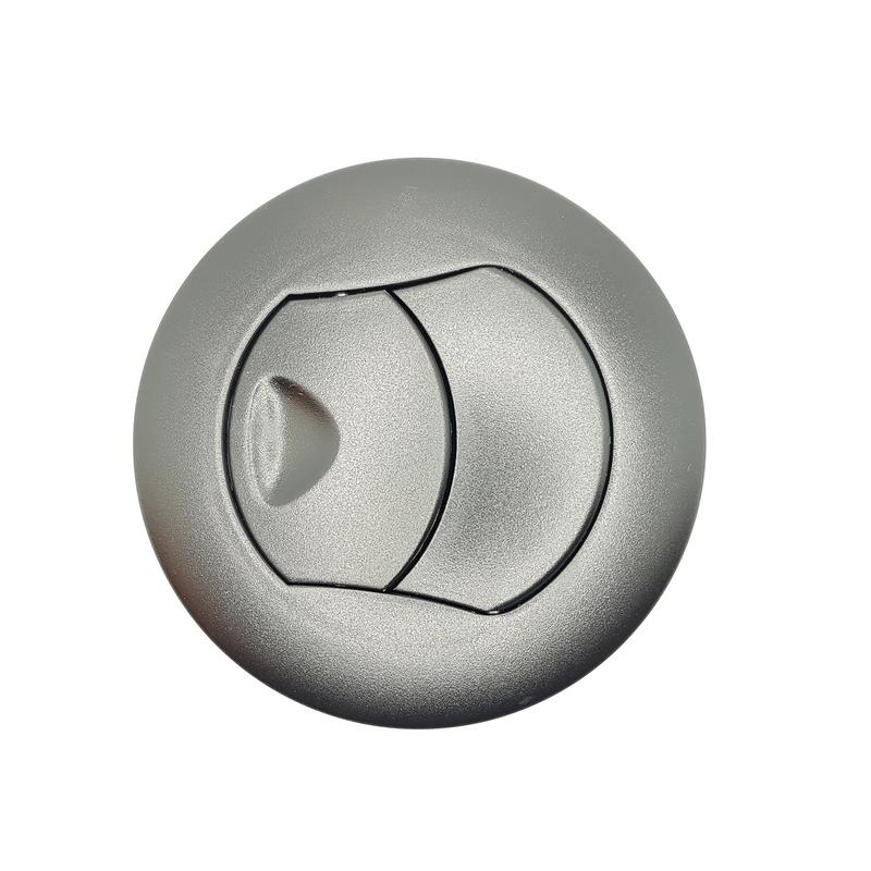 Luftventil Svart 50mm