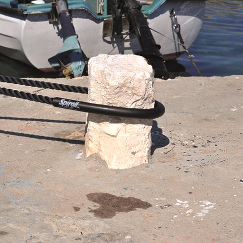 Spiroll Skavskydd 40cm Svart