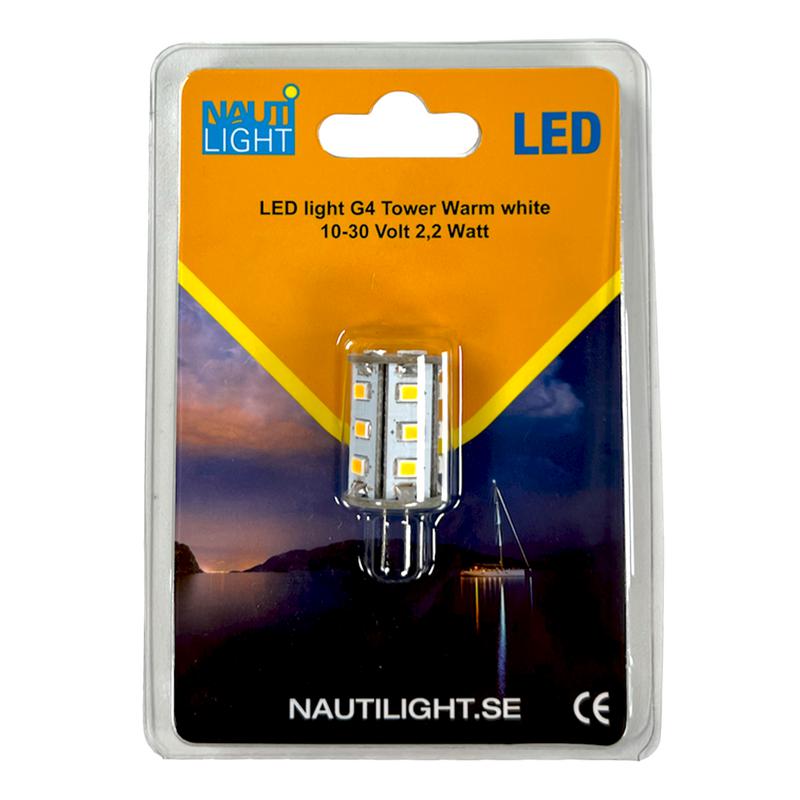 Ledlampa 10-30v G4-towr
