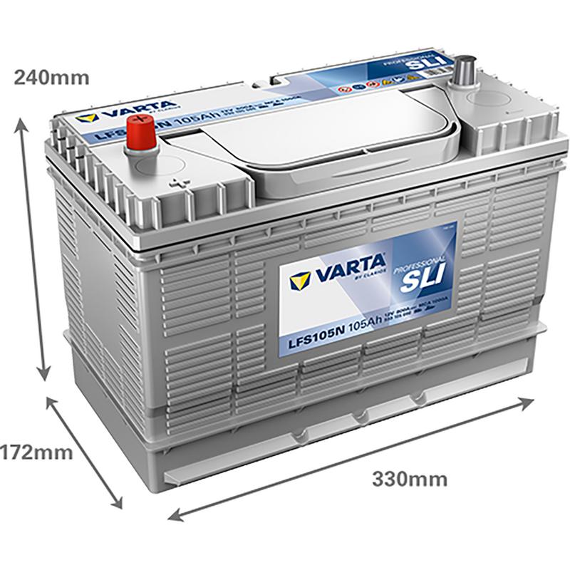 Batteri Varta Marin 105ah