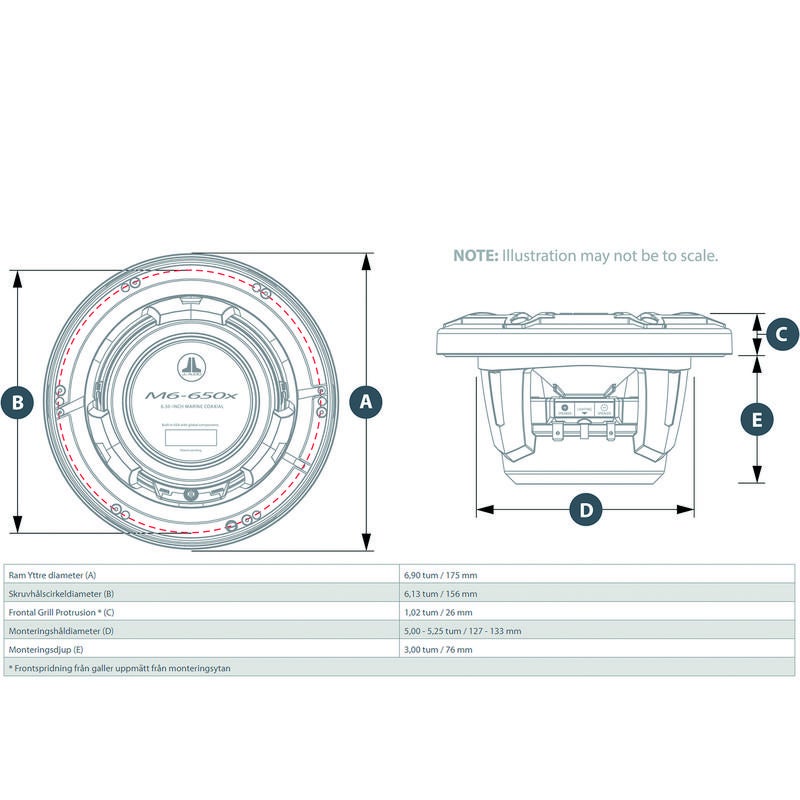Jl Audio Högtalare M6-650x-s-w