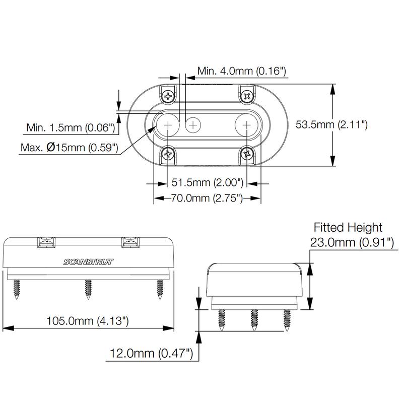Kabelgenomföring Multi-15mm Sv