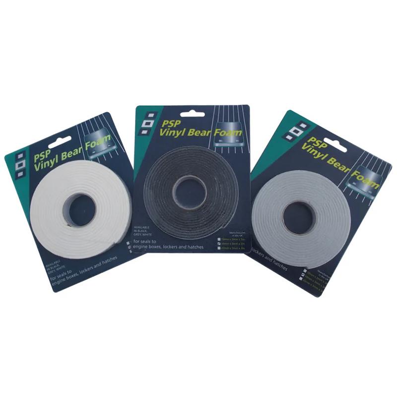 Gummilist Svart 10x3mm 3m
