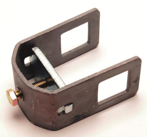 U-fäste 80x40 Stolpe 40mm 2-p