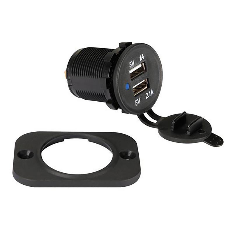 Usb-uttag Dubbelt