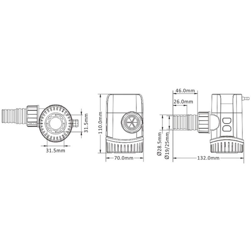 Länspump Auto Timer 37l 12v