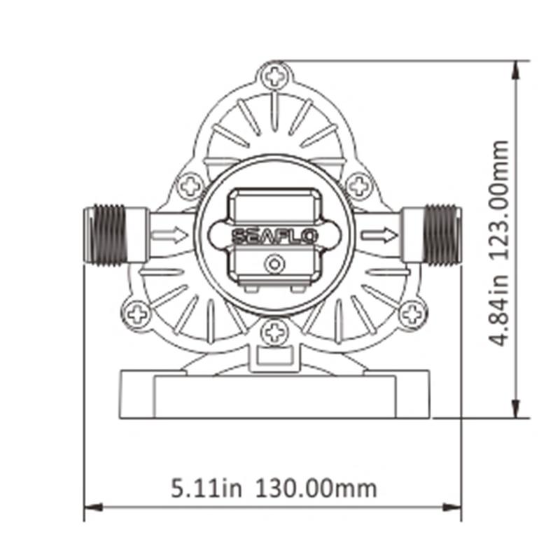Pentrypump Seaflo 10l 12v