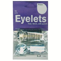 Öljett 18mm Med Stans 15-pack