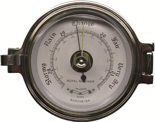 Barometer 115/85mm Krom