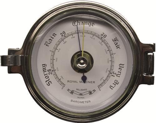 Barometer 115/85mm Krom